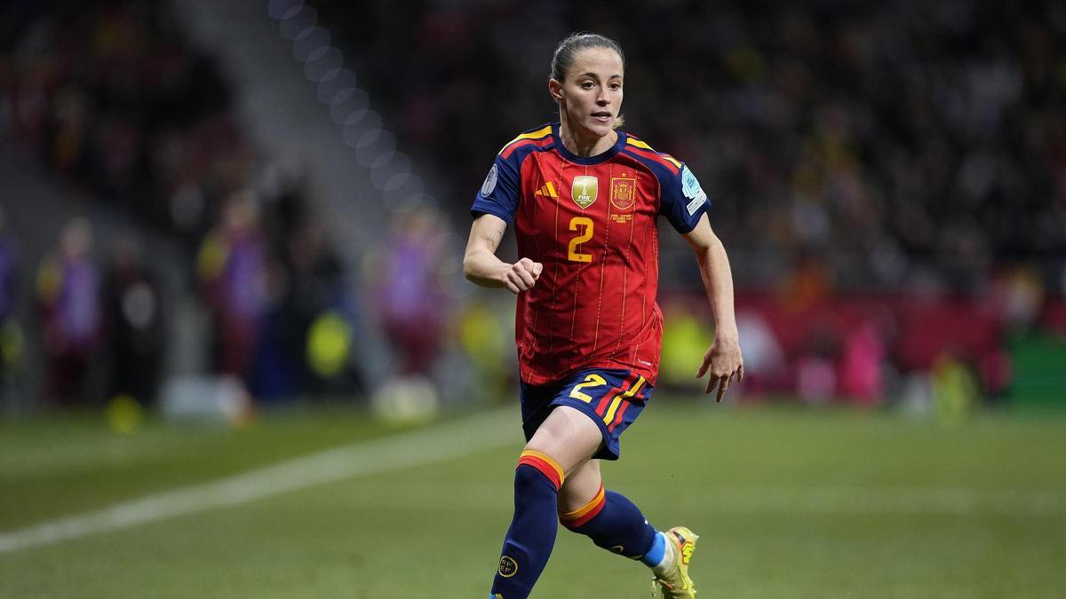 Ona Batlle, durante el partido de vuelta de la final de la Nations League frente a Alemania en el Metropolitano.