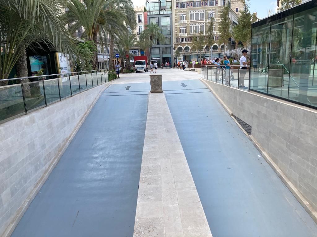 La Plaza de la Reina estrena nuevo aparcamiento subterráneo
