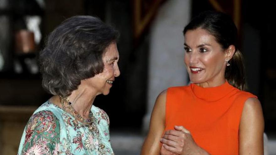 Doña Letizia y Doña Sofia juntas en Palma de Mallorca