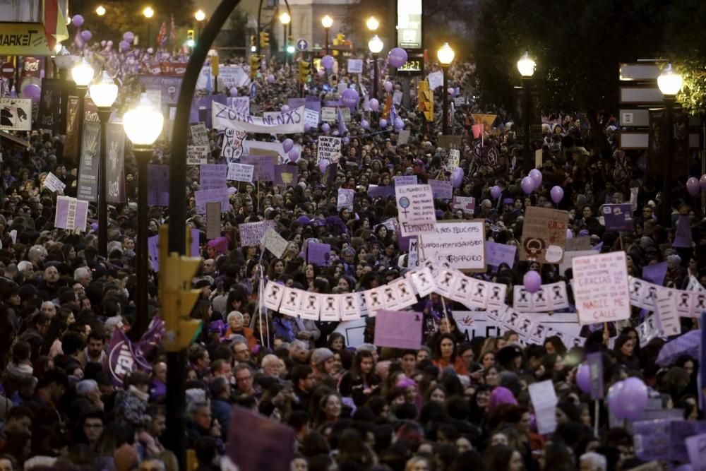 La manifestación, en imágenes