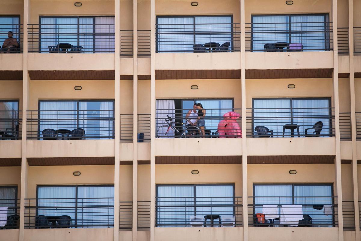 Bloque de apartamentos en una zona costera del Archipiélago.
