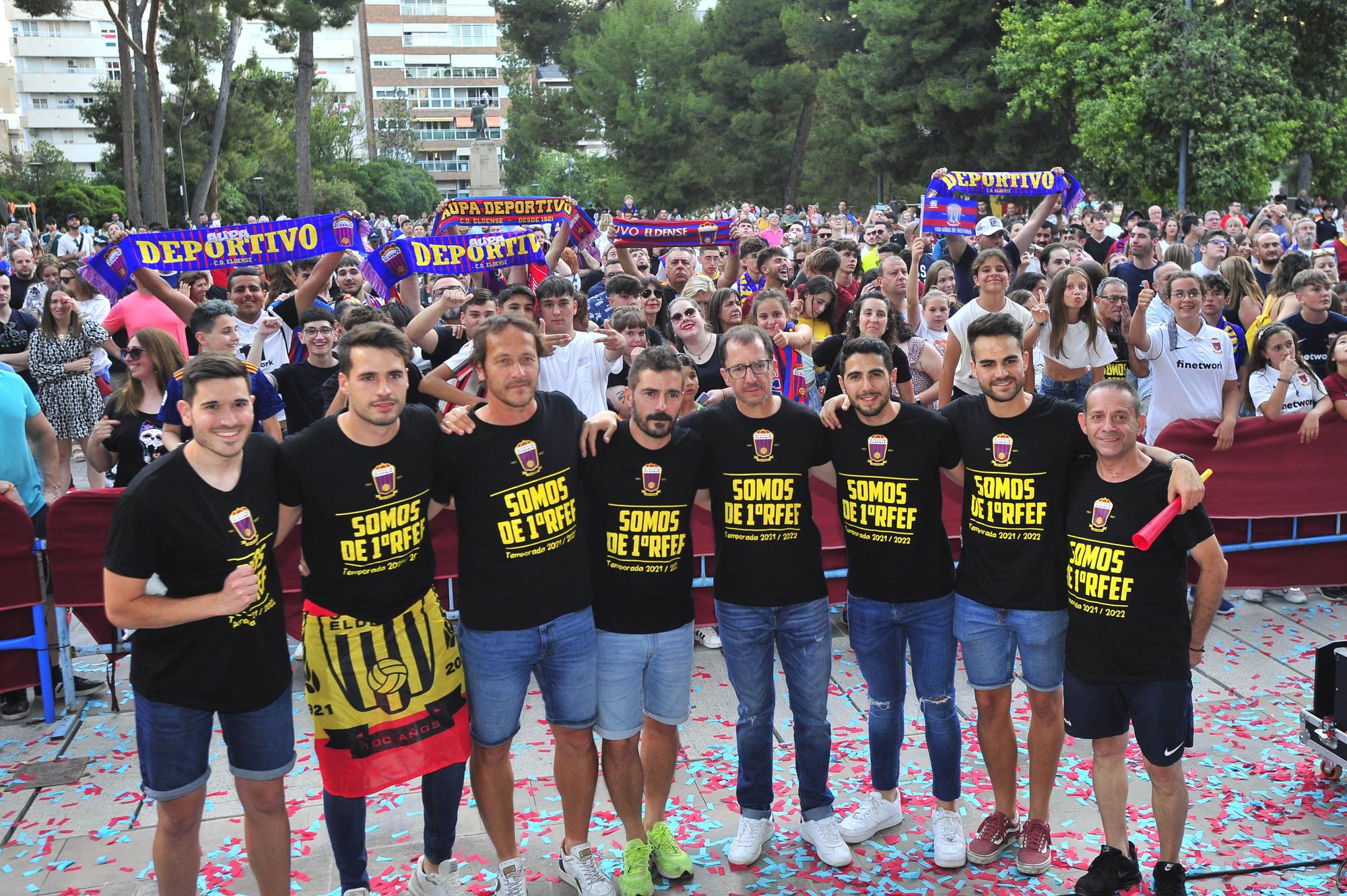 Celebración ascenso del Eldense