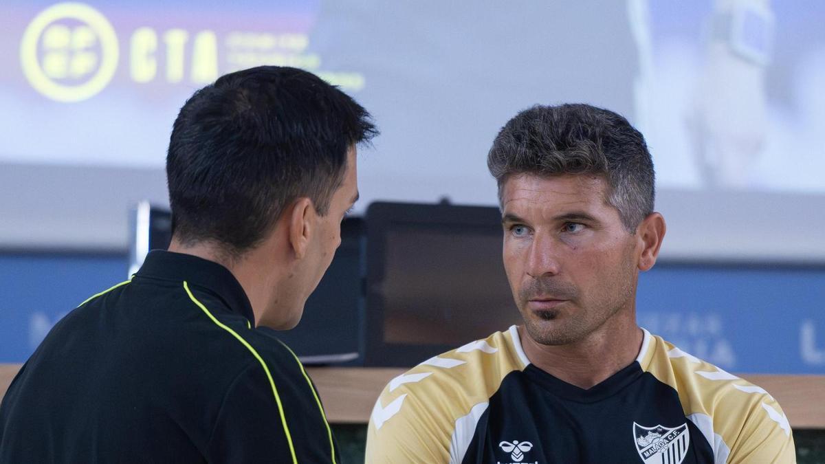 Funes, técnico del Málaga: "El Deportivo y nosotros hemos vivido vidas paralelas"