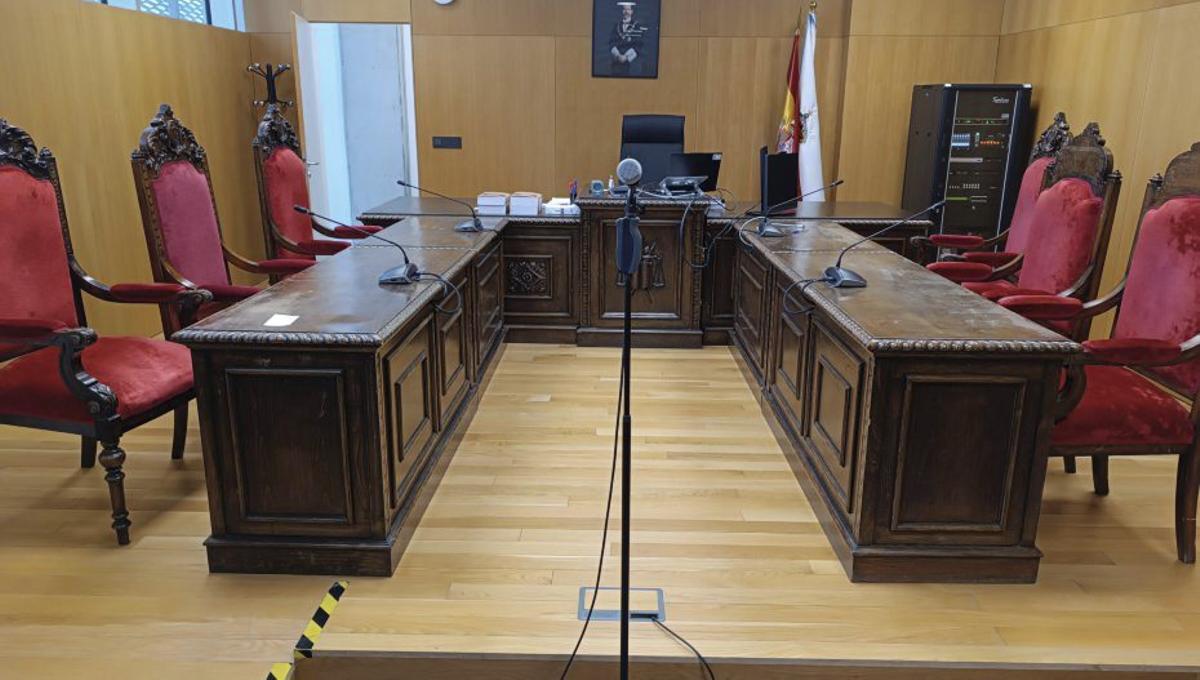 La sala de vistas del penal. | I.OSORIO