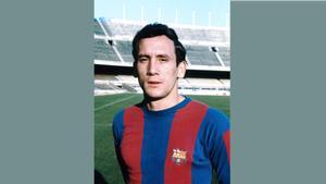 Teófilo Dueñas defendió la camiseta del FC Barcelona las temporadas 1970-71 y 1971-72