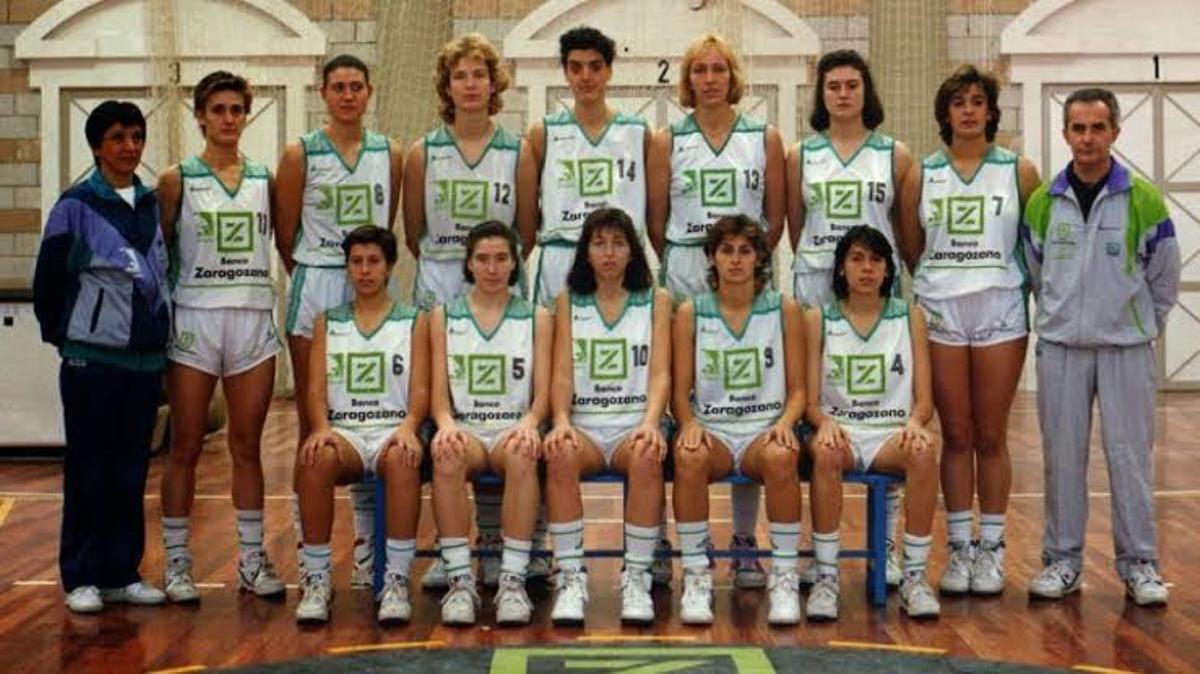 El Banco Zaragozano que ganó la Copa de la Reina.