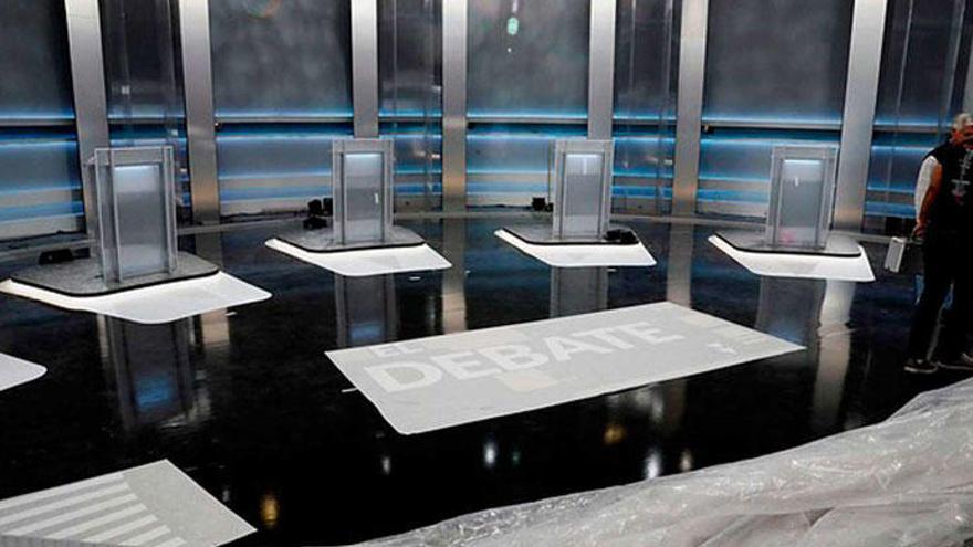 Todo listo para &#039;El debate a cinco de TVE&#039;