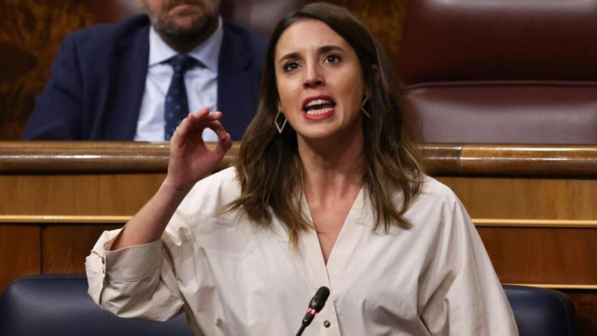 Im Auge des Sturms: Irene Montero, die spanische Ministerin für Gleichberechtigung.