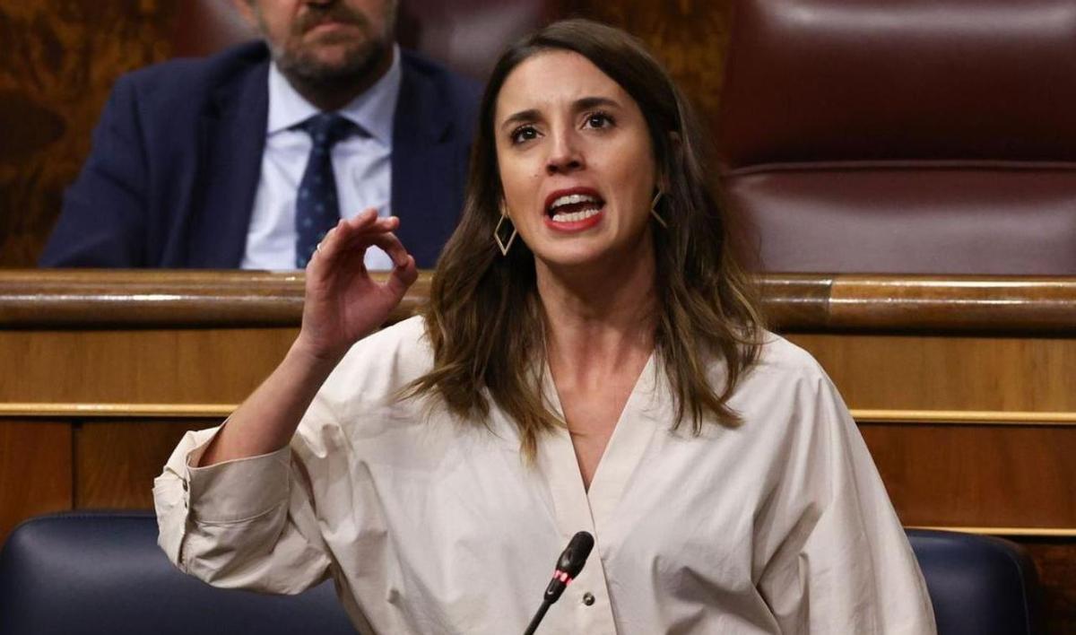 Im Auge des Sturms: Irene Montero, die spanische Ministerin für Gleichberechtigung.