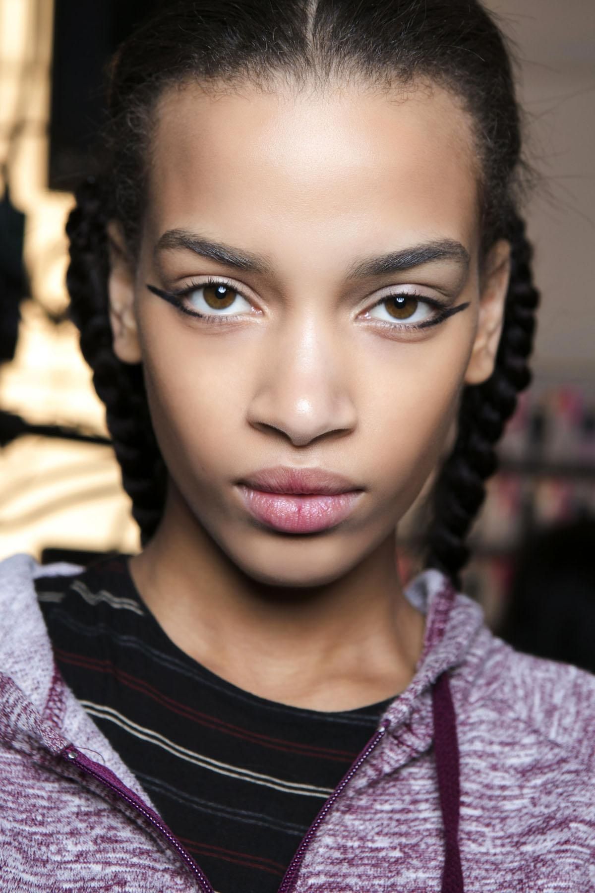 Eyeliner invertido en el desfile de A detacher