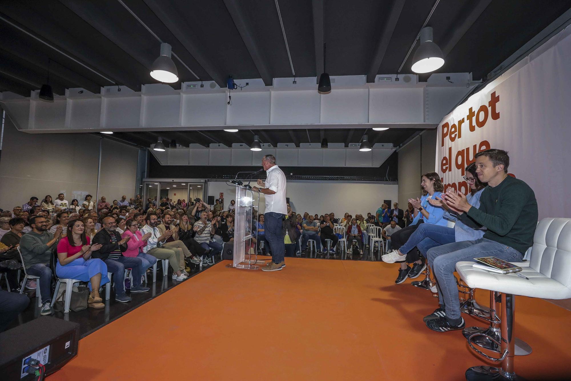 Íñigo Errejón en Elche con Compromís