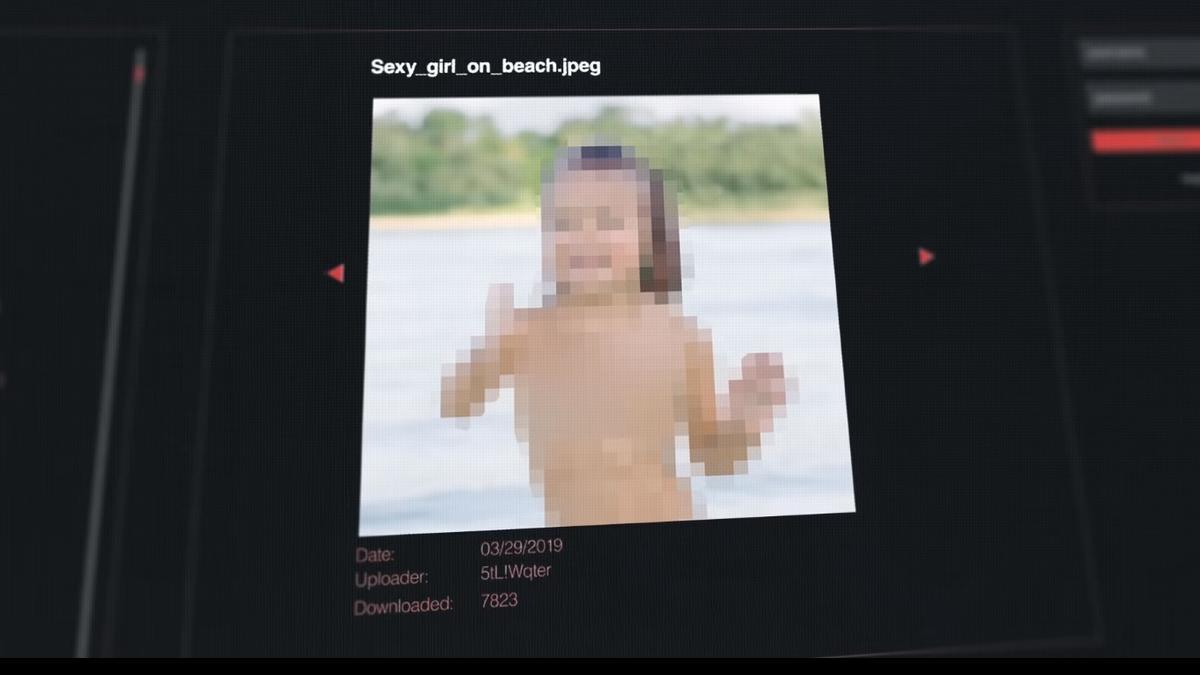Recreación de la imagen de una menor en un portal web de pedófilos