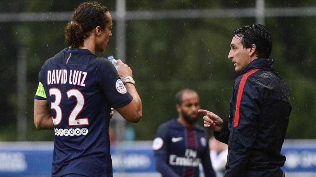 David Luiz temía que con Emery perdiera la titularidad en el PSG