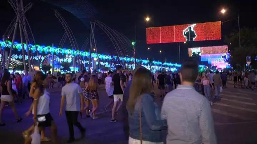 Noche de feria sin taxis en Málaga