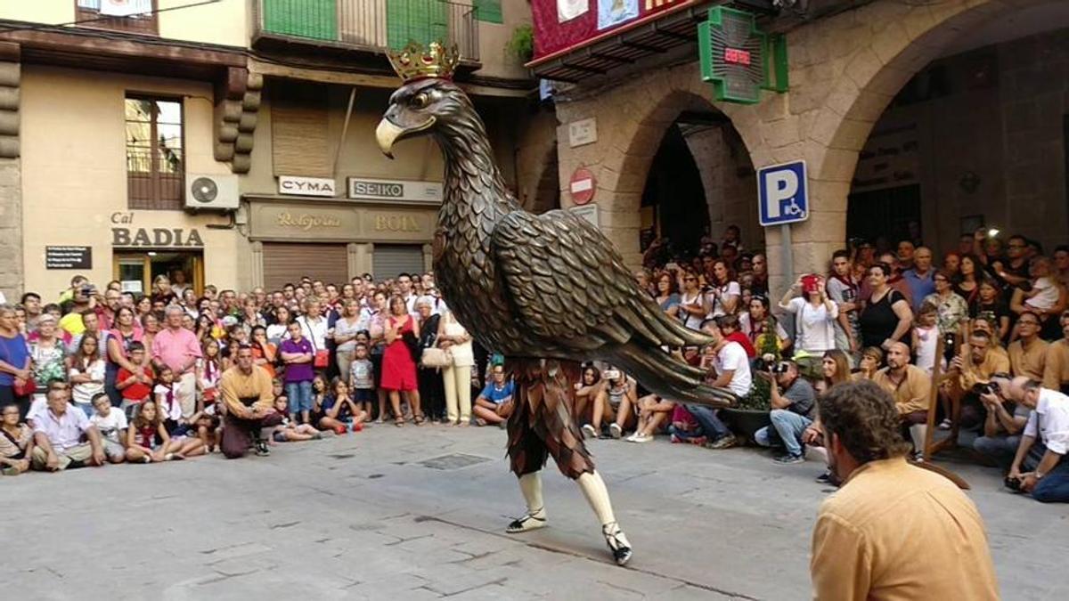 Imatge d'arxiu d'un acte de la programació d'una edició anterior de la Festa Major de Cardona