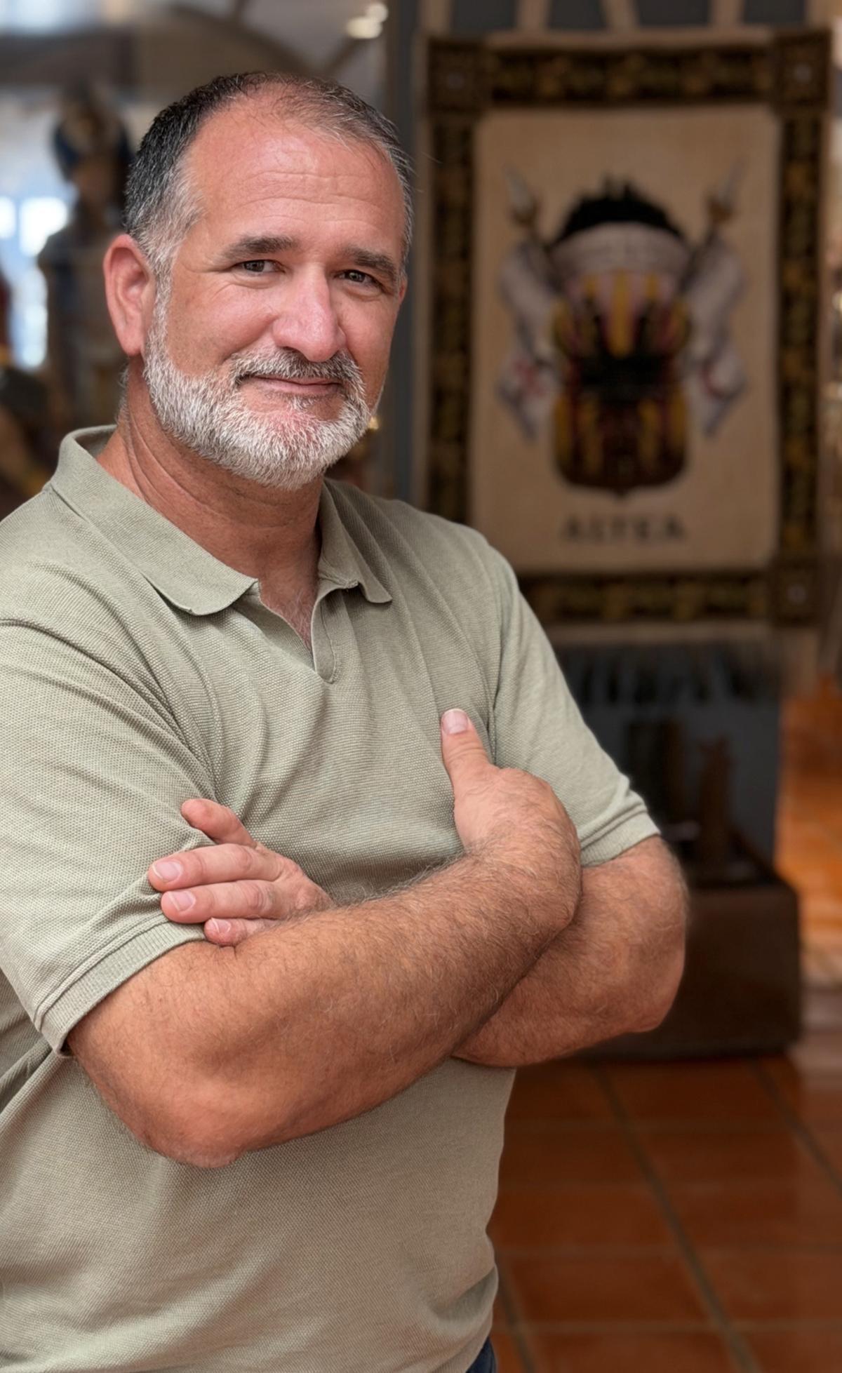 Pedro Lloret Martí, presidente de la Federacio de Moros i Cristians Sant Blai d´Altea.