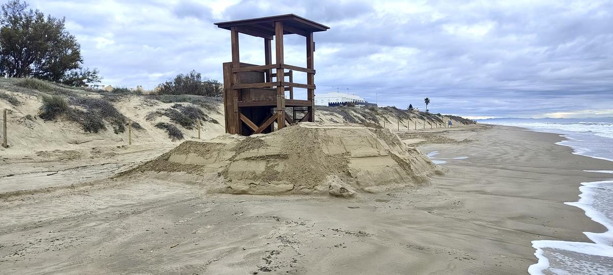 Protección de una caseta de vigilancia.