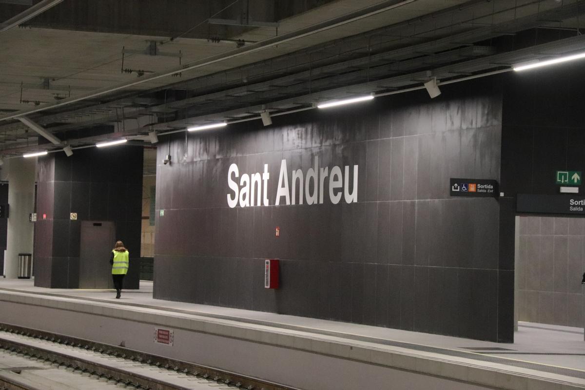 Entra en servicio la estación de Rodalies de Sant Andreu