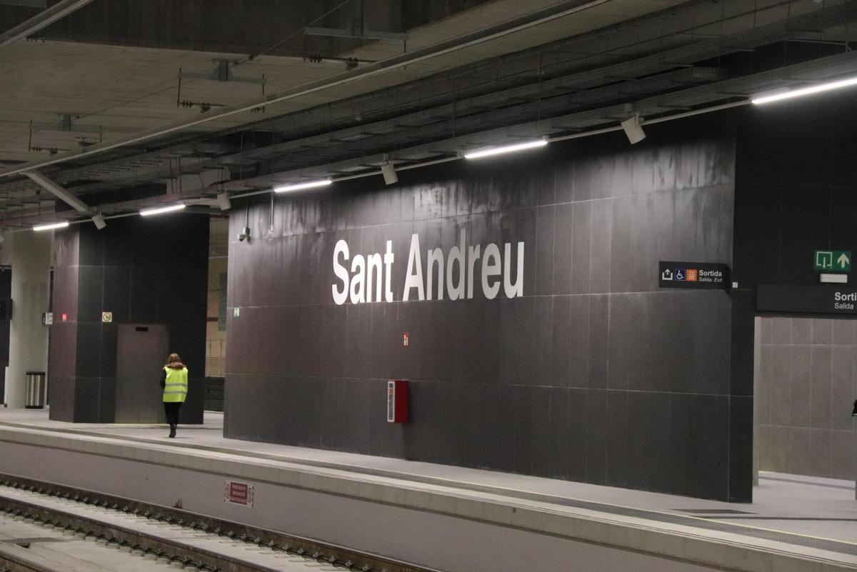 Entra en servicio la estación de Rodalies de Sant Andreu