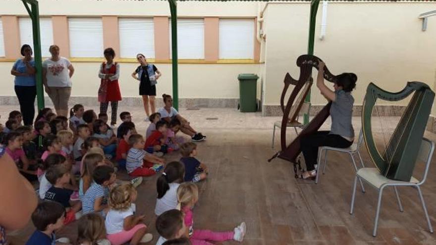 Familiarizados con el arpa en el Escriptor Canyis de Monóvar