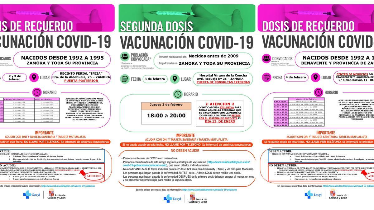 Calendarios de vacunación.