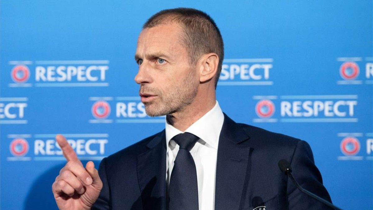 Aleksander Ceferin, presidente de la UEFA.