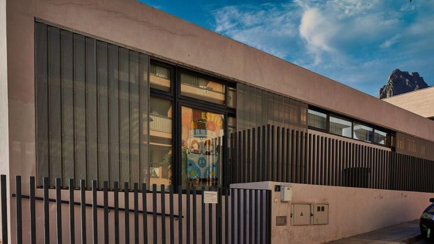 La escuela infantil municipal de Finestrat, cuyas plazas el PSOE reclama ampliar con la construcción de un nuevo centro.