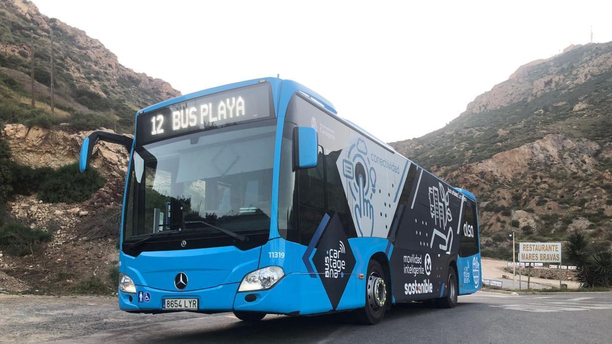 El servicio especial de bus playa en Cartagena funcionará hasta el 20 de septiembre
