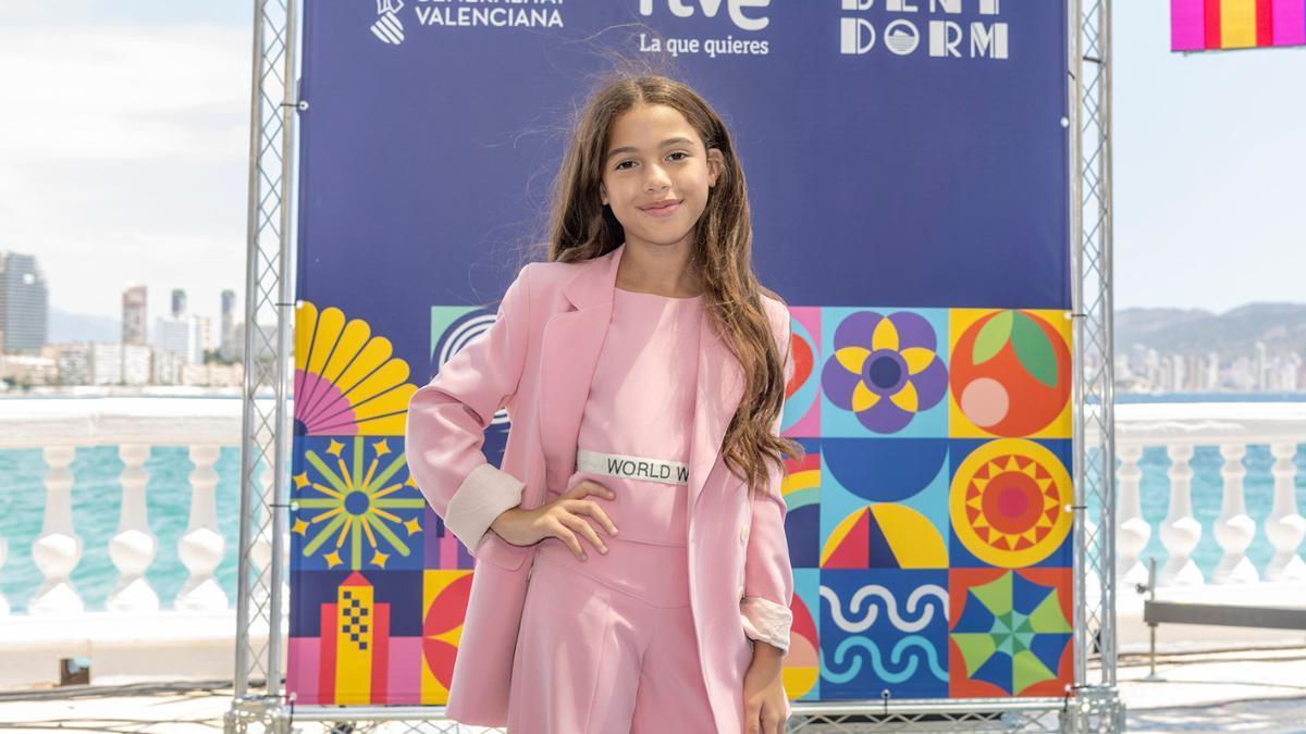 Sandra Valero en Benidorm durante una de las ediciones del festival