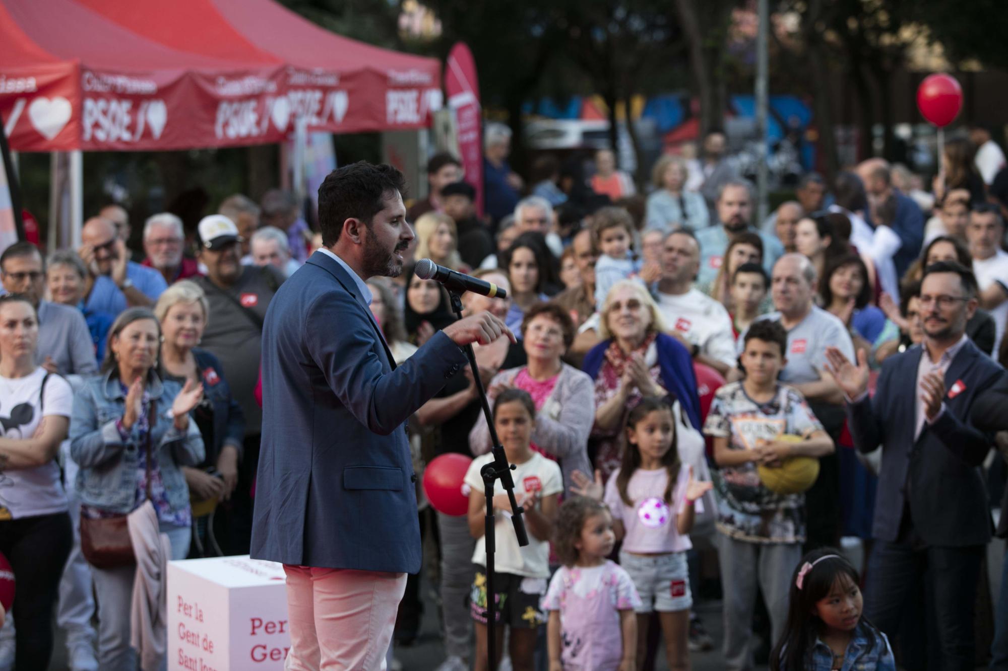 Mira aquí todas las fotos del acto de cierre de campaña del PSOE de Ibiza