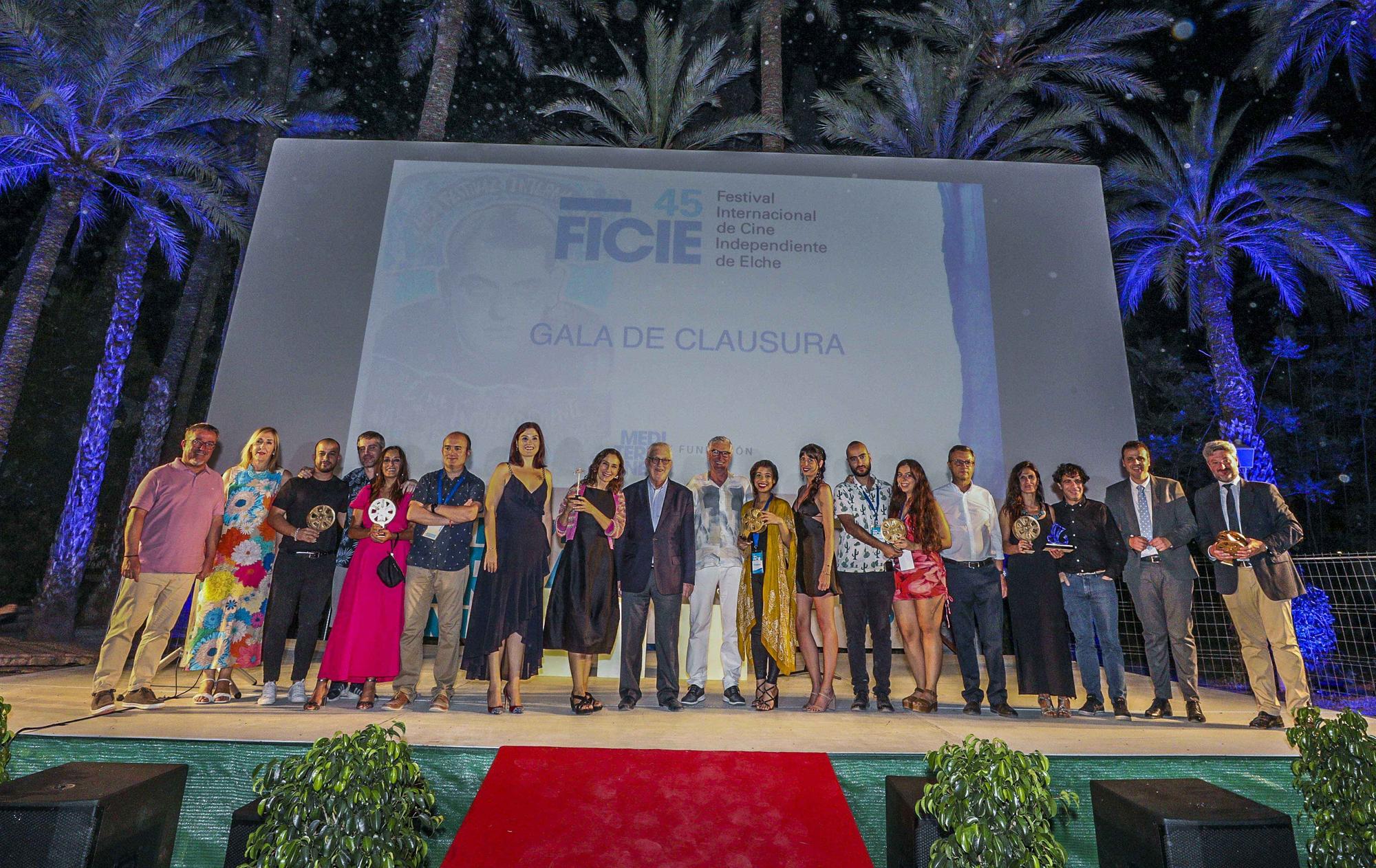 Clausura del Festival de cine internacional de Elche.