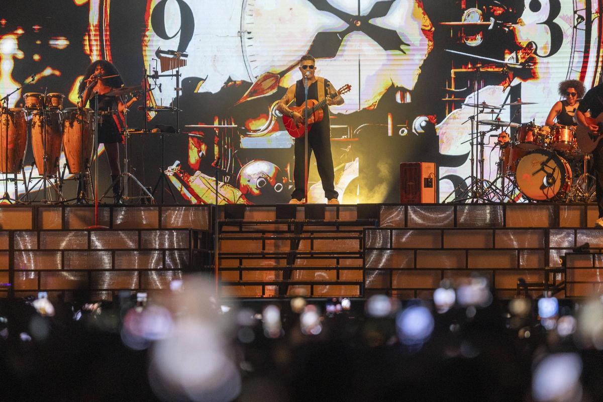 El concierto de Alejandro Sanz en Palma, en imágenes