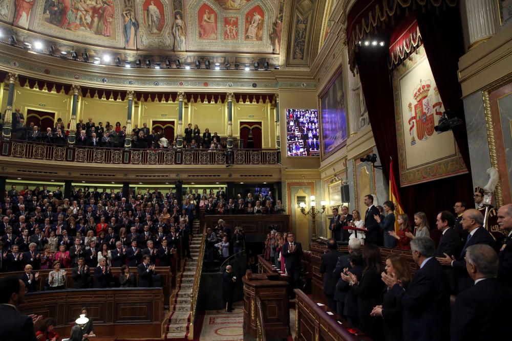 Leonor y Sofía, protagonistas en el Congreso