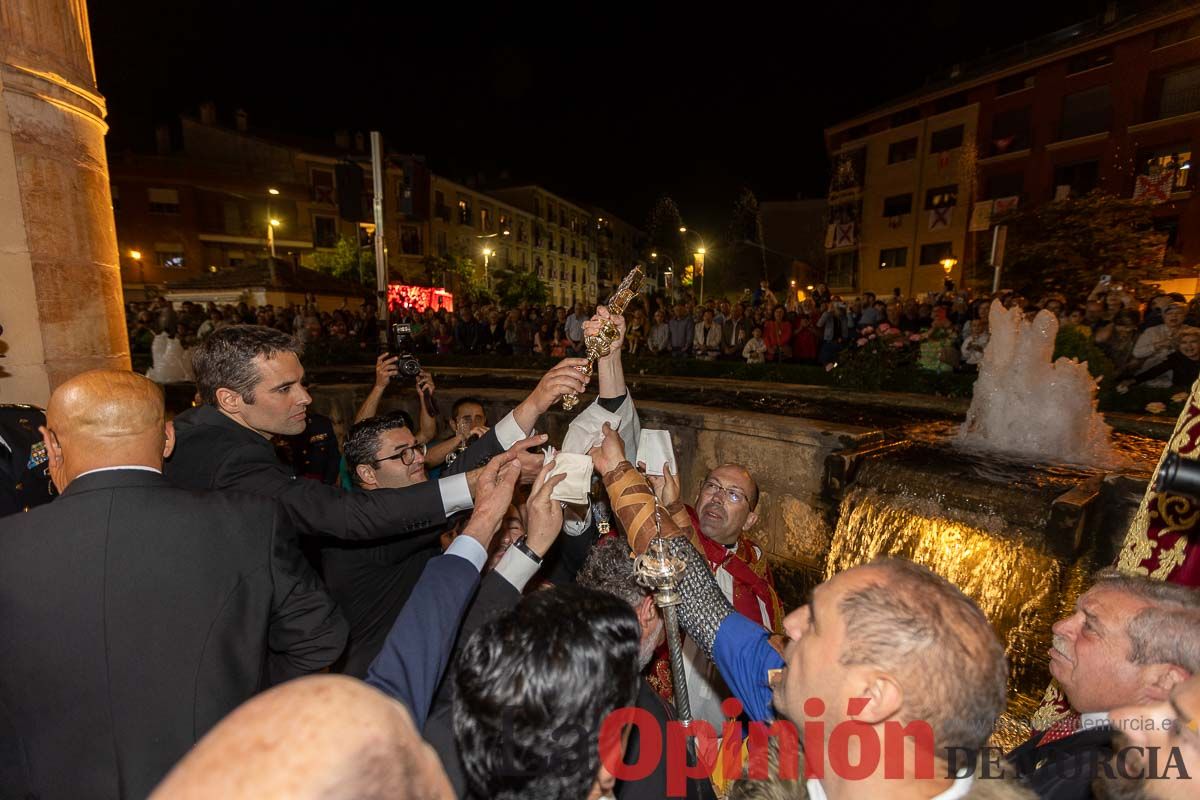 Procesión del Baño y parlamento en las Fiestas de Caravaca