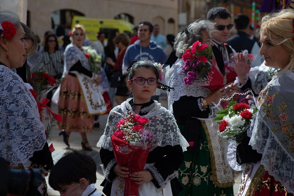 Las imágenes de la ofrenda floral a la Virgen de la Caridad en Cartagena