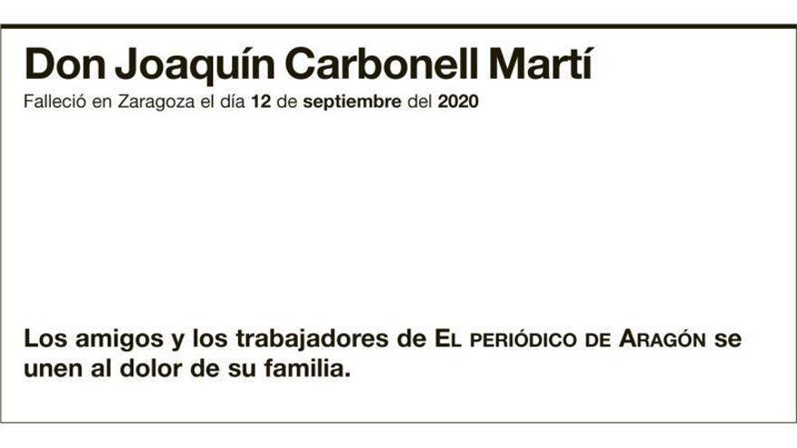 Joaquín Carbonell Martí