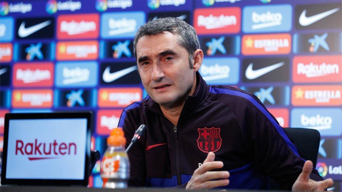 Ernesto Valverde, más aliviado tras el triunfo en Champions League frente al Borussia Dortmund