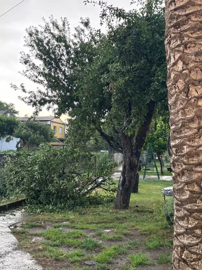 La tormenta sacude Deza y Tabeirós, con 207 rayos, de los que 129 cayeron en Lalín