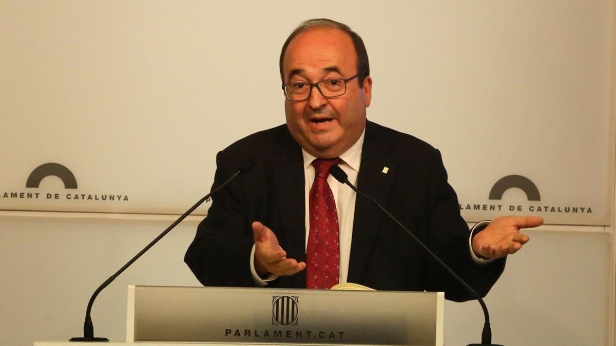 El primer secretario del PSC, Miquel Iceta.