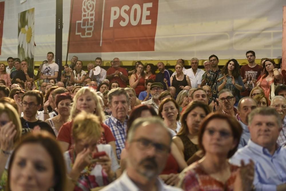 Mitin de Pedro Sánchez en Murcia