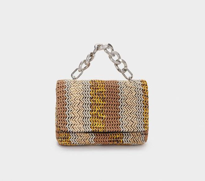 Mini bolso en tonos marrones de Parfois