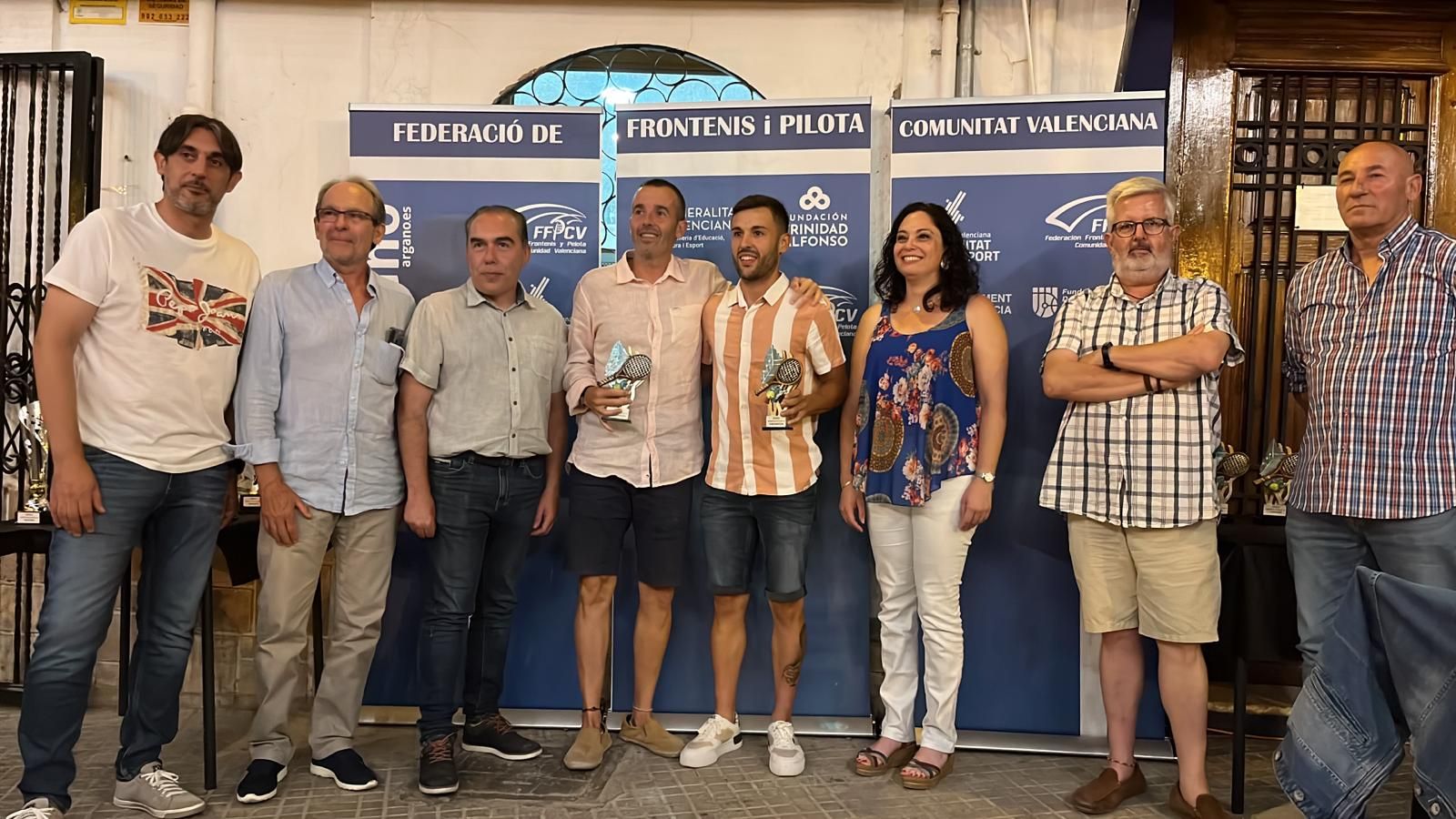 Gala de la Federación Frontenis Pelota de la Comunitat Valenciana en Jérica