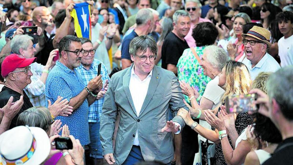 Carles Puigdemont, el pasado 27 de julio de 2024