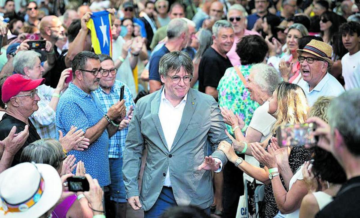 Carles Puigdemont, el pasado 27 de julio de 2024 Carles Puigdemont, el pasado 27 de julio de 2024