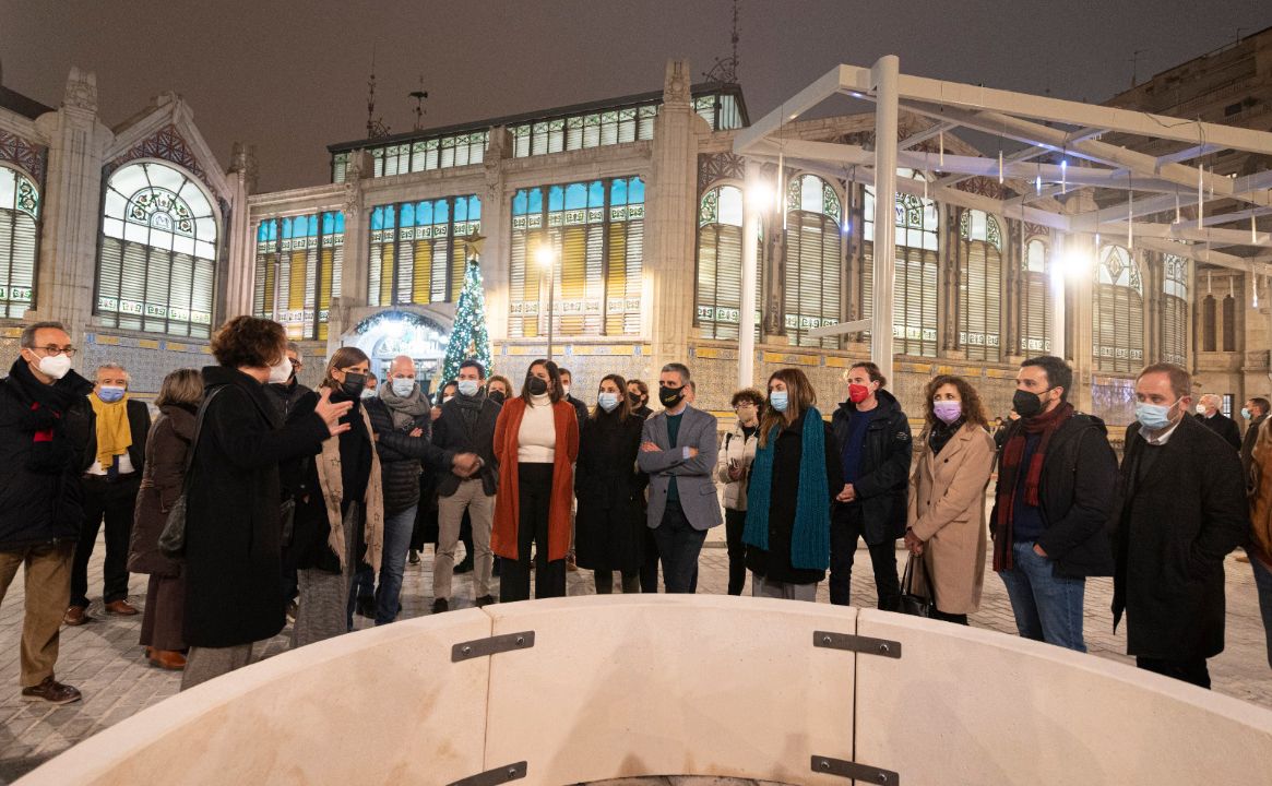 Inauguración de la Plaza de Brujas renovada tras las obras