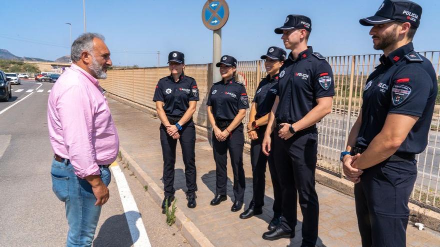 Medio centenar de nuevos agentes de Policía Local de Cartagena inician sus prácticas en la calle