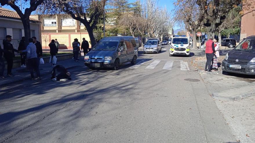 Atropellados una mujer y sus dos hijos pequeños en Huesca