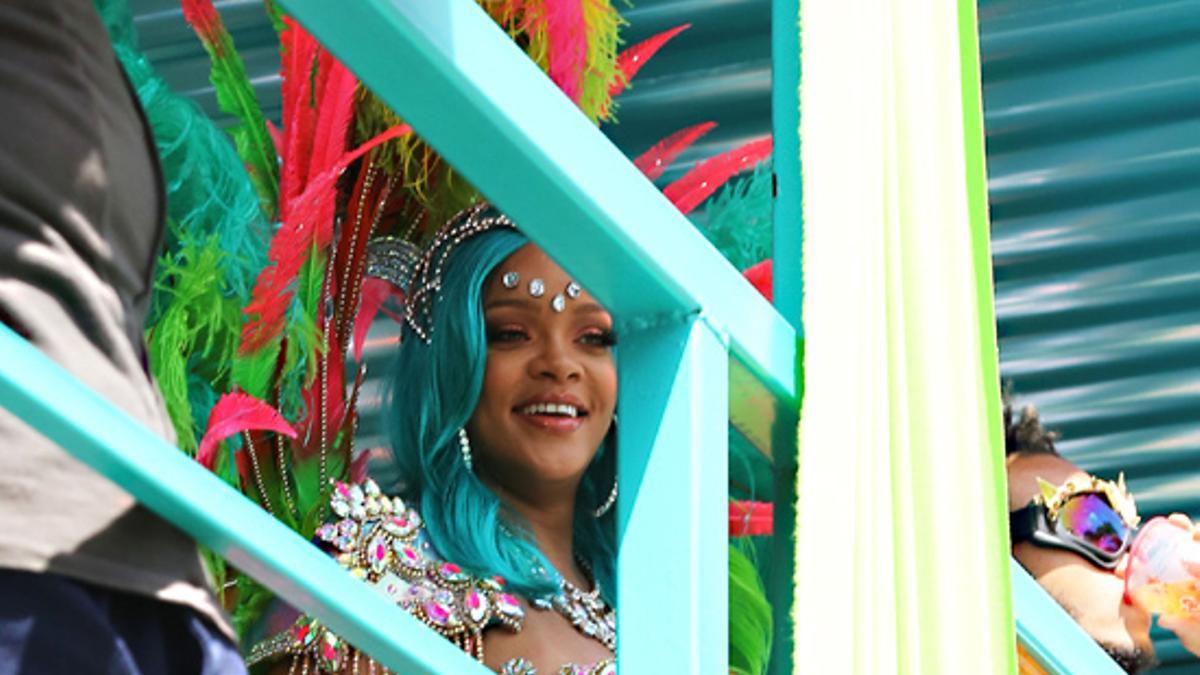Rihanna en el Carnaval de Barbados de 2017