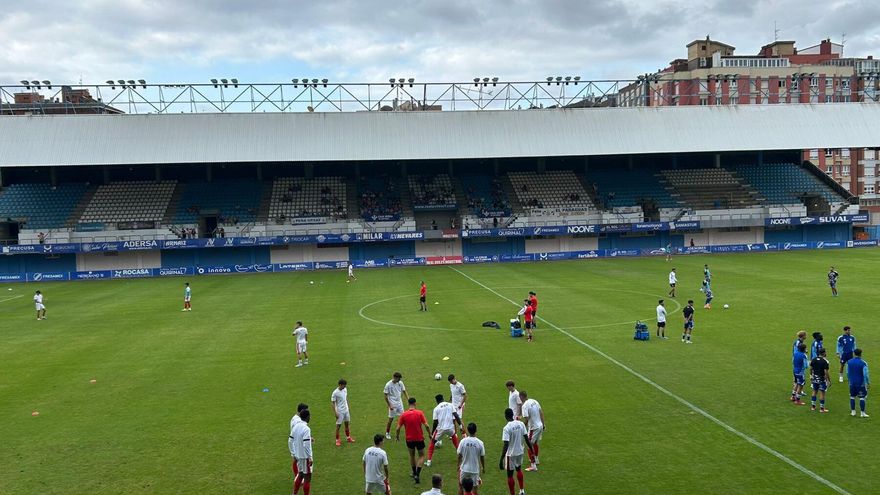 Un Sporting verde empata ante la Ponfe: 0-0 en el amistoso en Avilés