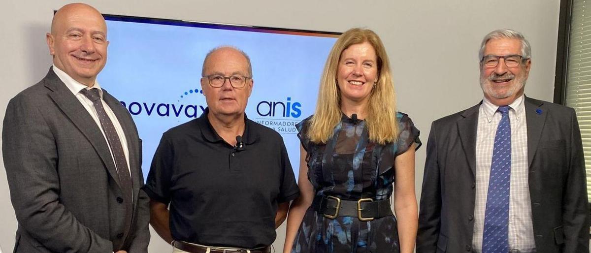 Toni Lloret, Antoni Trilla, Graziella Almendral y Raúl Ortiz de Lejarazu, ayer.